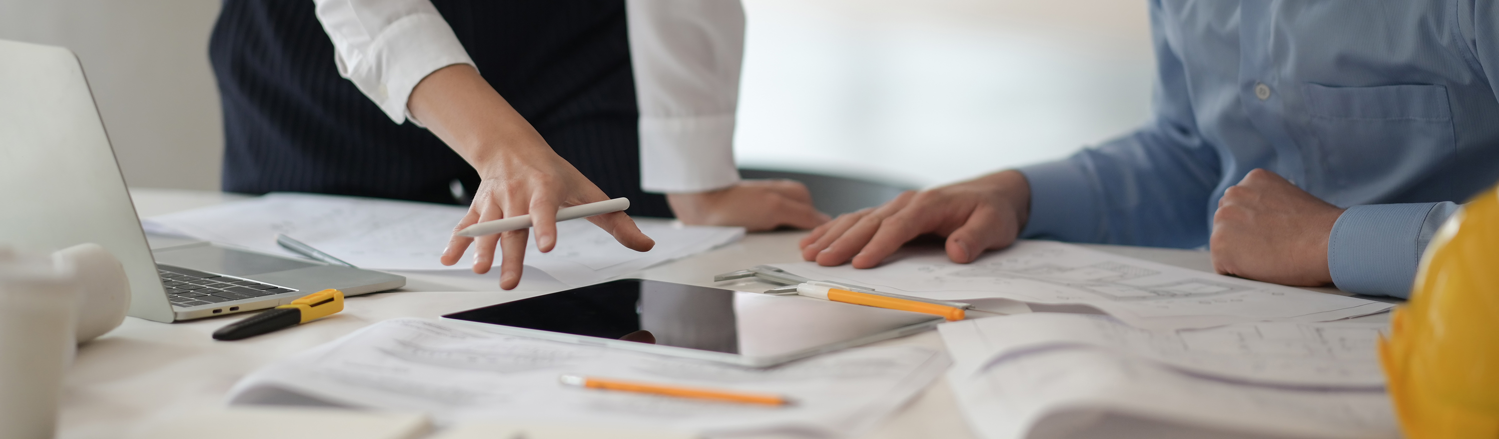 Paperwork on a desk