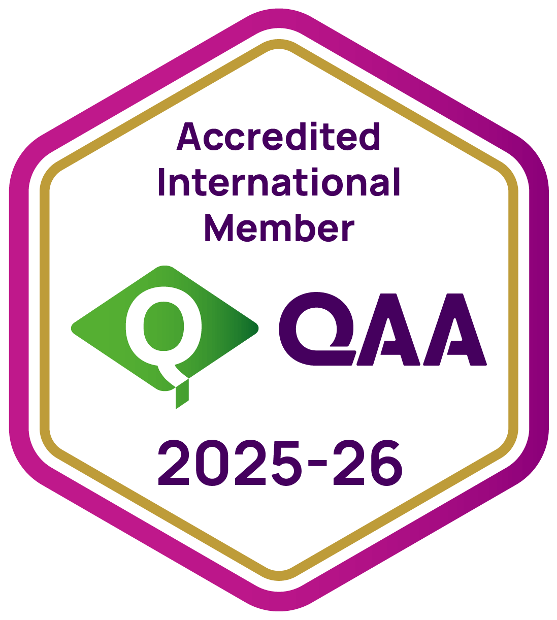 QAA International Membership Badge 2022-2023 ""